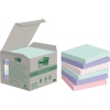 Post-it® Haftnotiz Recycling Notes Tower Pastell Rainbow 76 x 76 mm (B x H) 6 Block/Pack. A013537N