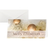 SIGEL Faltkarte Weihnachtskarte Christmas Glitter A013912D