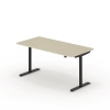 Schreibtisch se:lab e-desk 1.600 x 650-1.280 x 800 mm (B x H x T) lichtgrau A014063T