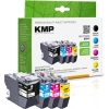 KMP Tintenpatrone Kompatibel mit Brother LC-3219XL schwarz, cyan, magenta, gelb
