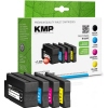 KMP Tintenpatrone Kompatibel mit HP 953XL schwarz, cyan, magenta, gelb A014314K
