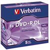 Verbatim DVD+R Jewelcase 5 St./Pack. V004623W
