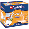 Verbatim DVD-R bedruckbar Jewelcase V004678P