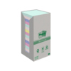 Post-it® Haftnotiz Recycling Notes Tower Pastell Rainbow 76 x 76 mm (B x H) 16 Block/Pack. Y000511Z