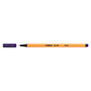 Blauer STABILO Fineliner point 88 mit orangefarbenem Schaft und schwarzer Kappe.