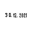 3835 Zeigt ein Beispiel des Stempelabdruckes