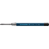 Schwarze Kugelschreibermine Schneider Slider 755 mit Edelstahlspitze, 0,5 mm.