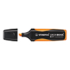 Textmarker in orange mit schwarzem Kappe und der Aufschrift "STABILO GREEN BOSS".
