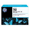 HP Tintenpatrone 761 dunkelgrau in einer Verpackung mit Schmetterlingsdesign.