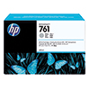 HP Tintenpatrone 761 grau, 400 ml, in Verpackung mit Schmetterlingsmotiv.
