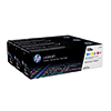 HP Toner 128A *cyan, magenta, gelb* *3 St./Pack.* Produktbild pa_produktabbildung_1 S