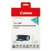 Multipack mit acht Canon Tintenpatronen in verschiedenen Farben für Drucker.