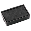 Schwarzes Stempelersatzkissen in rechteckiger Form, ohne zusätzliche Dekoration.