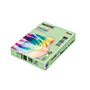 Multifunktionspapier in mittelgrün, Verpackung mit Farbverlauf, für DIN A4, 80 Blatt.