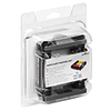 DURACARD® Printing Set in transparenter Verpackung mit Bedienungsanleitung und Farbband.