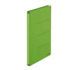 Grüner Platzsparordner Zero Max DIN A4 mit erweiterbarem Rücken von 10 bis 100 mm.