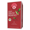 Packung mit 20 Teebeuteln für BIO English Breakfast schwarzen Tee.