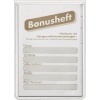 Transparente Ausweishülle mit beschriftbarem Inhalt für ein Bonusheft.