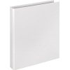 Weißes Ringbuch mit D-Mechanik im DIN A4 Format.