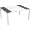 easyDesk® Konferenztisch 1.500 x 750 x 1.140 mm (B x H x T) anthrazit/weiß Produktbild pa_produktabbildung_1 S