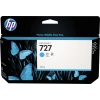HP Tintenpatrone 727 cyan in Verpackung mit Schmetterling-Motiv, 130 ml.