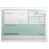 Transparente Ausweishülle mit oben offener Öffnung für Dokumente im Format 105 x 148 mm.