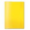 Gelber, transparenter Heftschoner im Format DIN A4 mit glänzender Oberfläche.