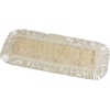 Wischmopp mit cremefarbener Mop-Oberfläche und fransenartigem Rand, 16,5 x 50 cm.