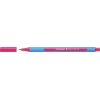 Kugelschreiber in pink und blau mit Kappe und verschleißfester Spitze für leichtes Schreiben.
