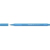 Hellblauer Kugelschreiber mit Kappe, Modell Slider Edge, Spitze 0,7 mm.