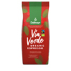 Rote Packung mit dem Aufdruck "Via Verde Organic Espresso" und Fairtrade-Symbol.