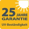 Sigel 25 Jahre Garantie auf UV-Beständigkeit