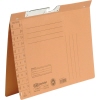 Pendelhefter in Orange mit Klammer und Lochstanzung für Stecksignale und Sichtreiter.