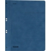 Blauer Ösenhefter für kaufmännische Heftung mit Linien auf der Vorderseite.