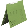 Pendelhefter in Grün mit Metallklammer und vorgedruckten Feldern zur Beschriftung.