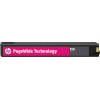 HP Tintenpatrone 913A in Magenta mit einem schwarzen Gehäuse und farbigem Label.