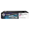 HP Tintenpatrone 981Y magenta in Verpackung für PageWide Enterprise-Geräte.