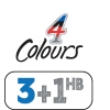 4 Colours 3 + 1