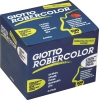 Rote Tafelkreide in einer blauen Verpackung mit dem Aufdruck "Giotto Robercolor".