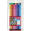 20-tlg. Set STABILO Fasermaler Pen 68 in verschiedenen Farben in durchsichtiger Verpackung.