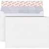 Weißer DIN B6 Briefumschlag ohne Fenster, im offenen Zustand mit Sicht auf die Innenseite.