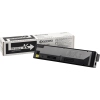 Schwarzer Kyocera Toner TK-5215K mit Verpackung im Hintergrund.