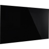 Schwarzes Glasboard mit einer Größe von 200 x 100 cm und glatter Oberfläche.