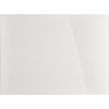 Glasboard in brillantweiß mit den Maßen 80 x 60 cm, flache Vorderansicht.
