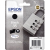 Epson Tintenpatrone 35 schwarz in Verpackung mit Sicherheitsverschluss.