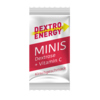 Einzelverpackung von Dextro Energy Traubenzucker mit Kirschgeschmack und Vitaminen.