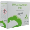 Verpackungseinheit von Spülmaschinentabs in einem Karton mit 60 Tabs à 18 g.