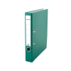 Grüner Kunststoffordner DIN A4 mit 50 mm Rückenbreite und zwei Griffen.