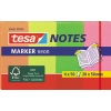 Bunte Haftmarker in Neonfarben, angeordnet im Block mit 50 Streifen pro Farbe.