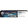 HP Tintenpatrone 982X in Cyan, abgebildet in einer Produktverpackung.